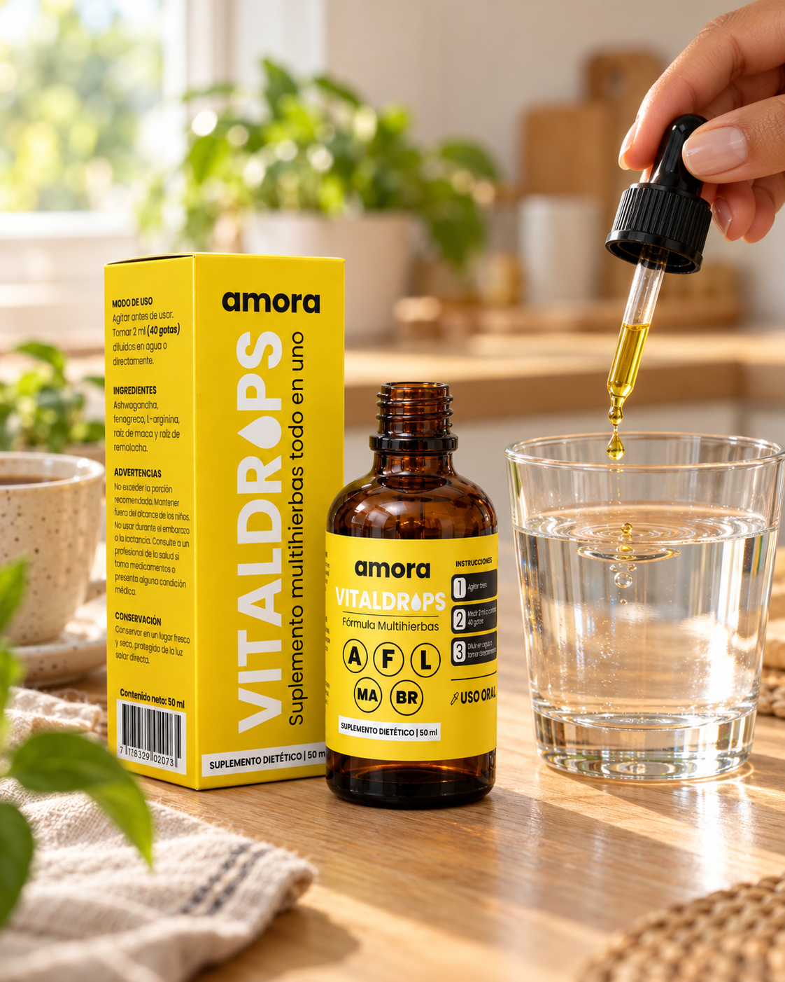 VITALDROPS amora suplemento dietético en gotas 50 ml
